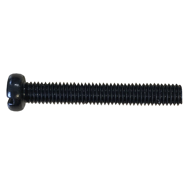 M5 X 35mm Machine Screws Slotted Black (MET.8)